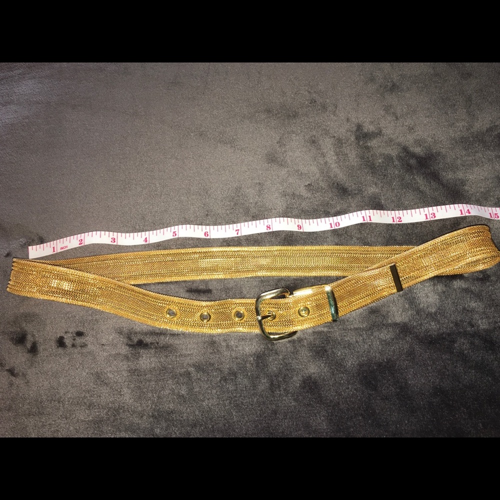 Faux Gold Chain Belt